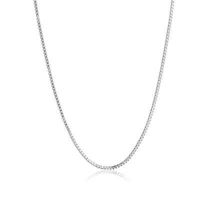 18K Gold PVD Stainless Steel 1.5mm Box Chain Necklace / CHJ2036