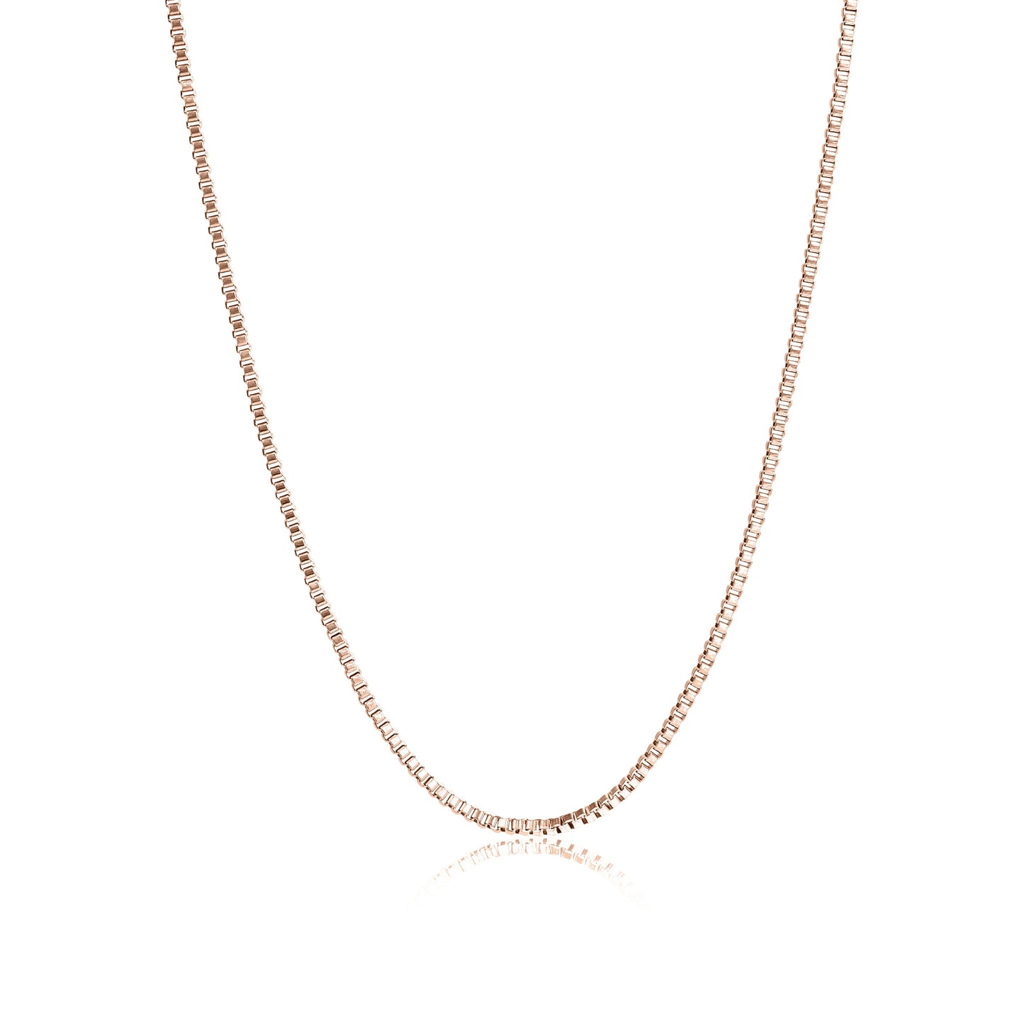18K Gold PVD Stainless Steel 1.5mm Box Chain Necklace / CHJ2036
