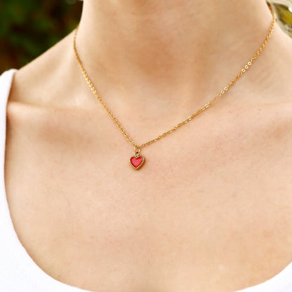 18K Gold PVD Stainless Steel PVD Coated Loop/Cable Chain Necklace / CHN3011