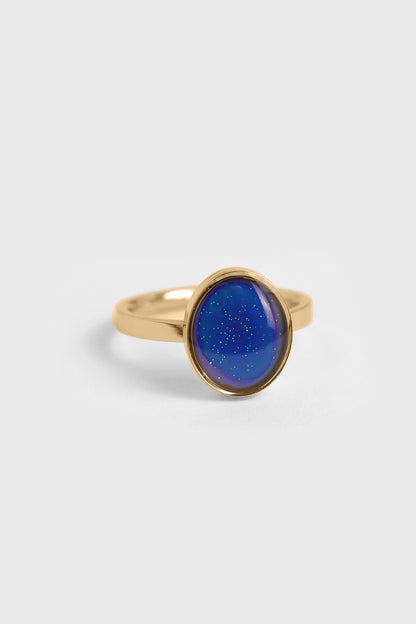 18k Gold PVD Stainless Steel Mood Ring / CFR7041