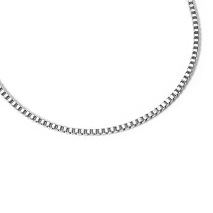 18K Gold PVD Stainless Steel 1.5mm Box Chain Necklace / CHJ2036