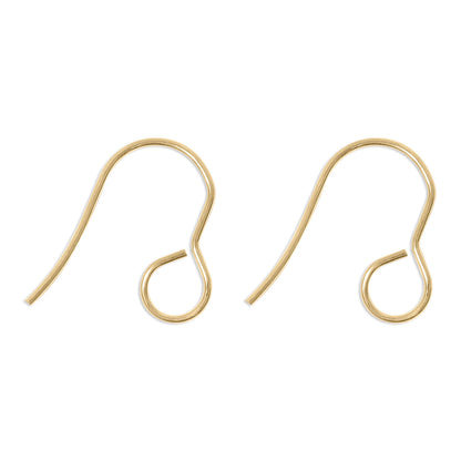 20 Pc 18K Gold PVD Stainless Steel Wire Earring Hooks / ERJ0043